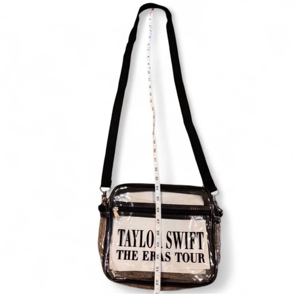 Taylor Swift Eras Tour Clear Stadium Approved Crossbody Bag Purse Zip Top - Picture 8 of 9